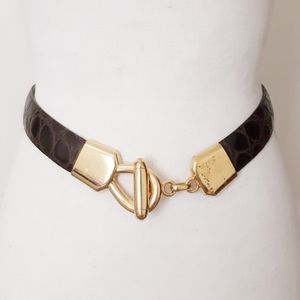 VTG Leather Hook Belt